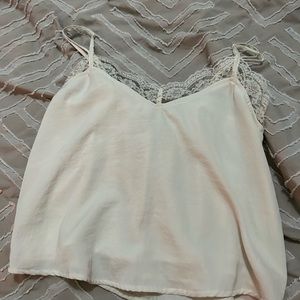 american eagle camisole cream top
